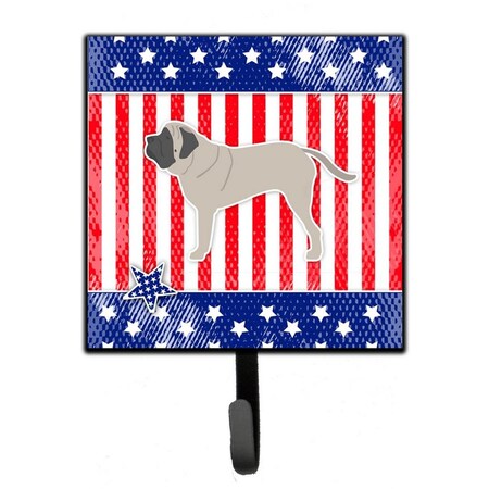 Micasa USA Patriotic English Mastiff Leash or Key Holder MI221781